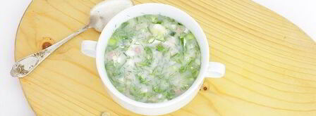 окрошка на воде с уксусом. Шаг 10