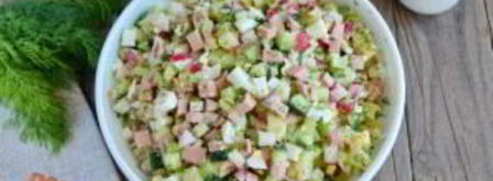 окрошка с колбасой. Шаг 9