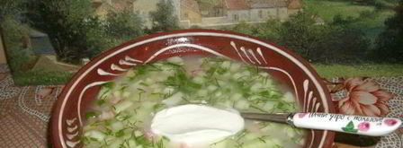 окрошка с лимонным соком sicilia. Шаг 8