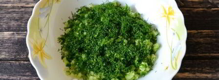 окрошка с редиской на квасе. Шаг 6