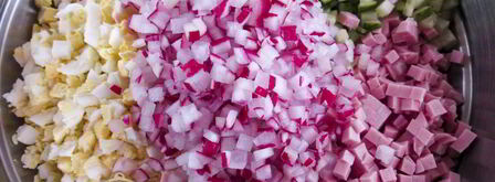 окрошка с редиской. Шаг 10