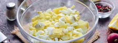 окрошка с рыбой. Шаг 7