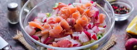 окрошка с рыбой. Шаг 10