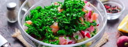 окрошка с рыбой. Шаг 11