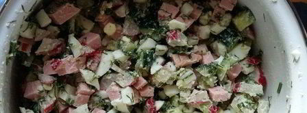 окрошка южная. Шаг 15