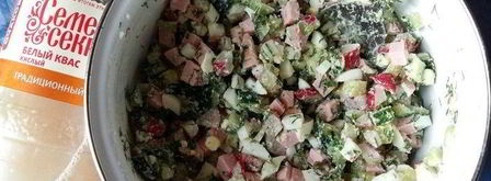 окрошка южная. Шаг 16