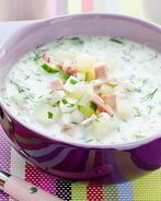 Сметанная окрошка