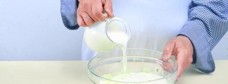 вегетарианская окрошка на кефире. Шаг 5