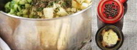 вегетарианская окрошка. Шаг 5