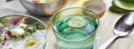 вегетарианская окрошка. Шаг 7