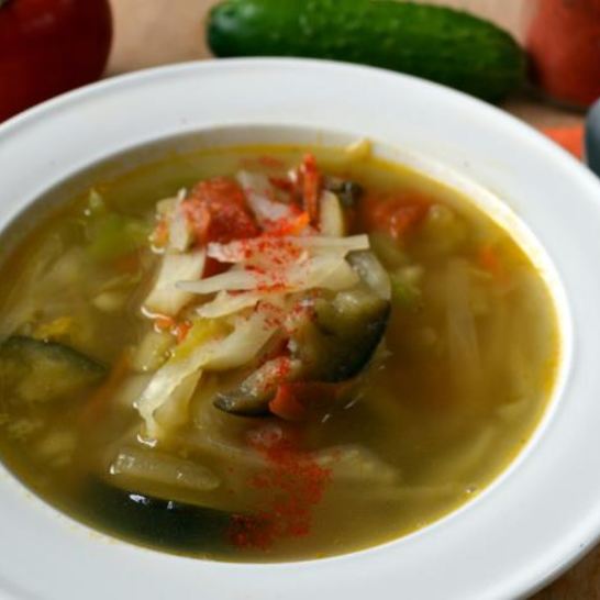 Рецепт аппетитного овощной суп