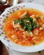 Куриный суп с овощами