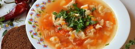 куриный суп с овощами. Шаг 12