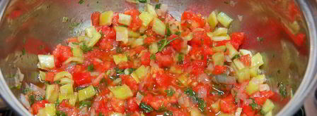 легкий овощной суп с рисом. Шаг 5