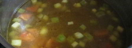 легкий овощной суп. Шаг 13