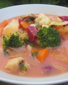 Мамин овощной суп