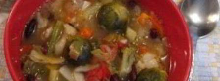 минестроне овощной. Шаг 12