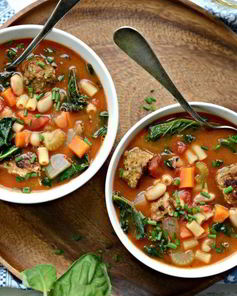 Минестроне с индейкой