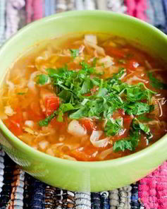 Овощной боннский суп с имбирем