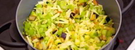 овощной суп с фаршем. Шаг 14