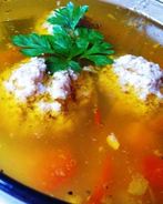 Овощной суп с фрикадельками