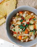 Овощной суп с капустой