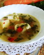 Овощной суп с цветной капустой