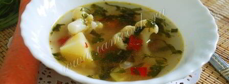 овощной суп с цветной капустой. Шаг 6