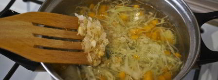 овощной суп с зеленым горошком. Шаг 9