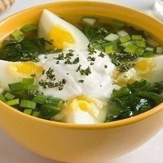 Рецепт овощного супчика с яйцом