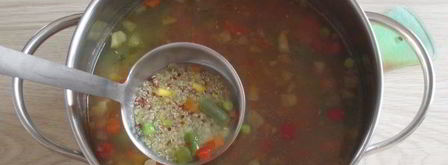 суп овощной с киноа. Шаг 10