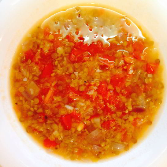 Рецепт чечевичной похлебки из красной чечевицы