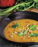 Чечевичная похлебка на бараньем бульоне