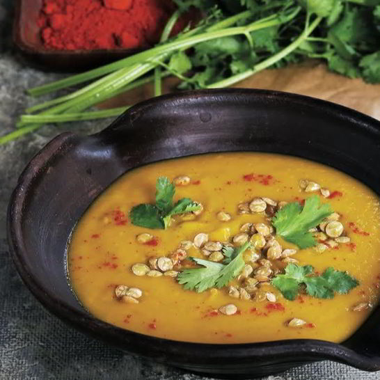 Рецепт чечевичной похлебки на бараньем бульоне