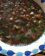 Чечевичная постная похлебка