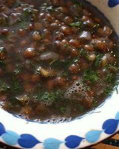 Чечевичная постная похлебка