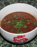 Фасолевая похлебка с грудинкой и чили