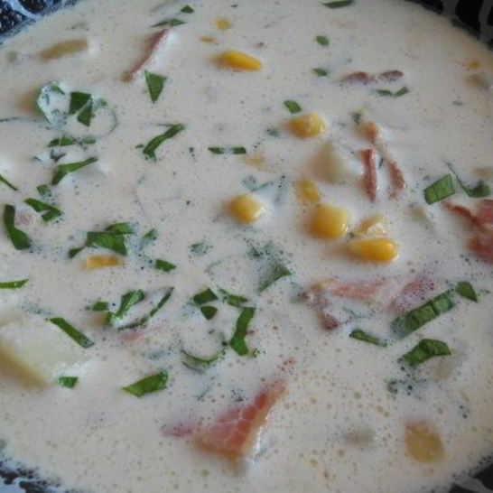 Рецепт кукурузной похлебки с беконом