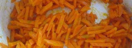 марокканская овощная похлебка с гренками. Шаг 3