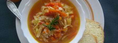 марокканская овощная похлебка с гренками. Шаг 11