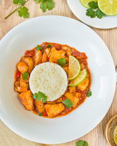 Острая рыбная похлебка в мексиканском стиле