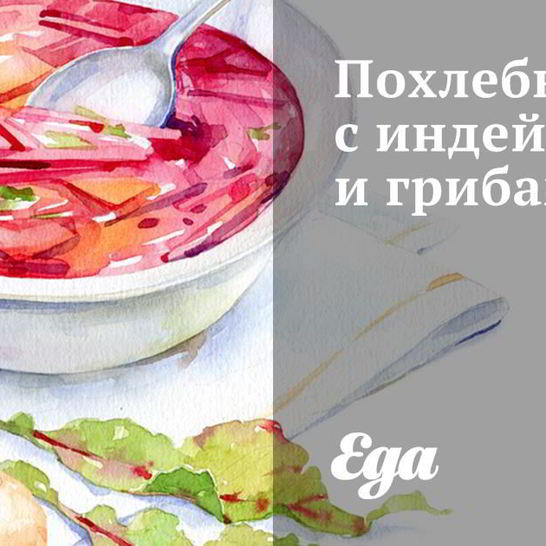 Рецепт похлебки с индейкой и грибами