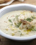 Похлебка с омулем горячего копчения