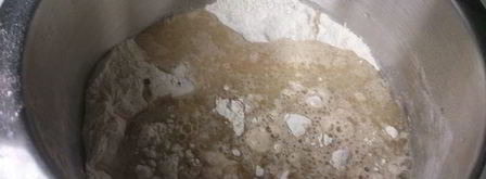 пшенично-ржаные лепешки. Шаг 4