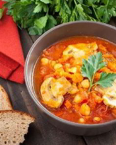 Сытная похлебка из чечевицы с грибами