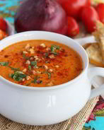 Томатная похлебка с кукурузой