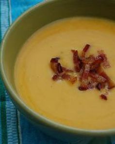 Пряный тыквенный суп с имбирем