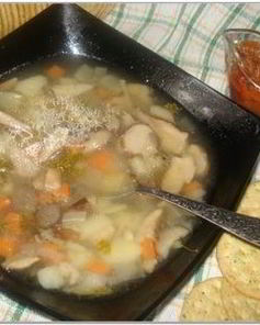 Рассольник грибной