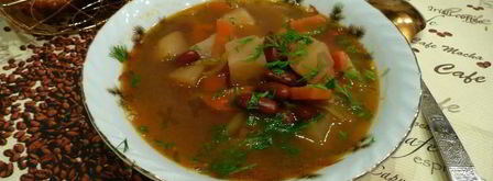 рассольник с фасолью. Шаг 13