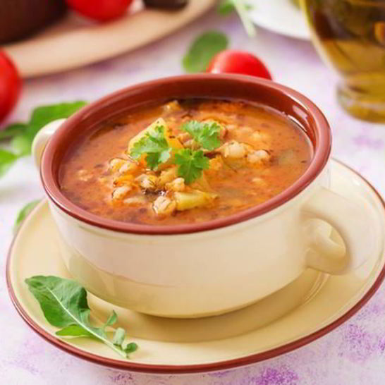 Рецепт рассольника с семгой